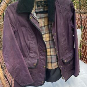 Barbour Womens Purple Jacket